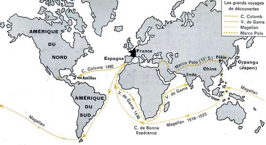 trajet du voyage de vasco de gama